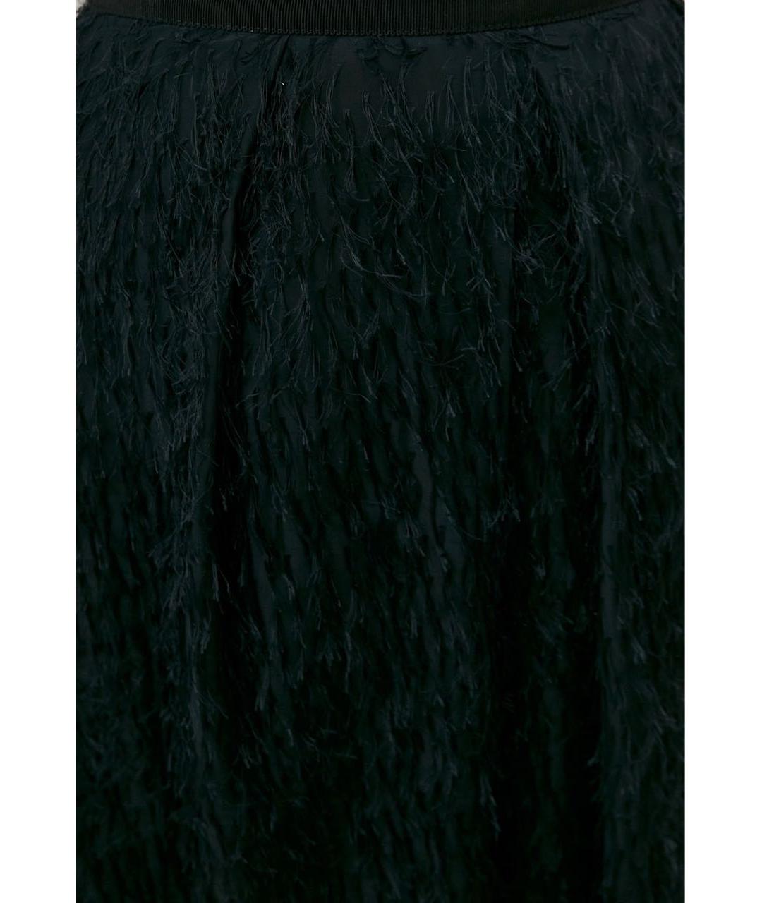 WEEKEND MAX MARA Черная вискозная юбка миди, фото 4