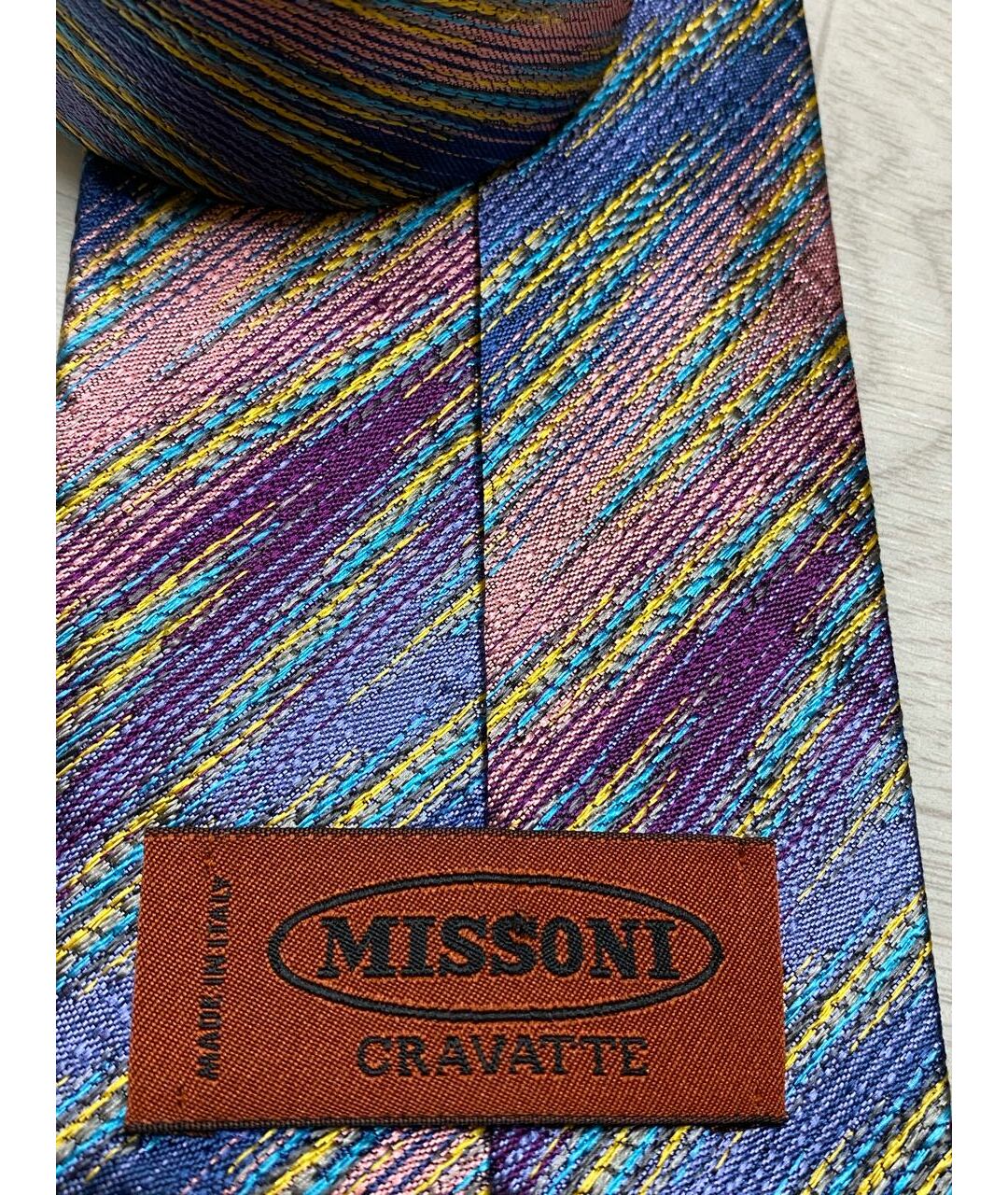 MISSONI Мульти шелковый галстук, фото 3