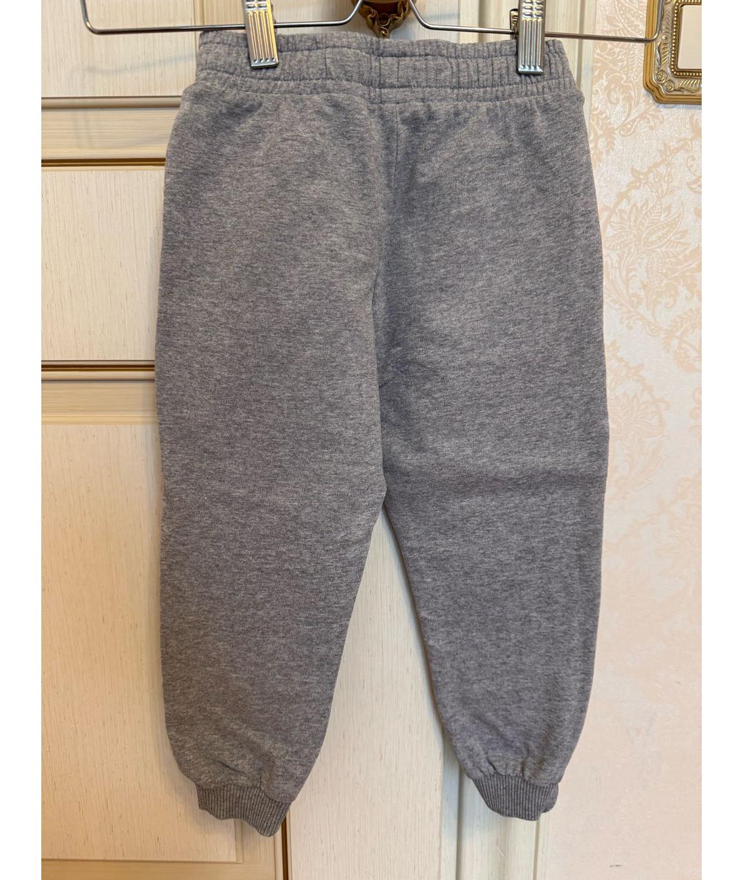 MOSCHINO Серые хлопковые брюки и шорты, фото 2