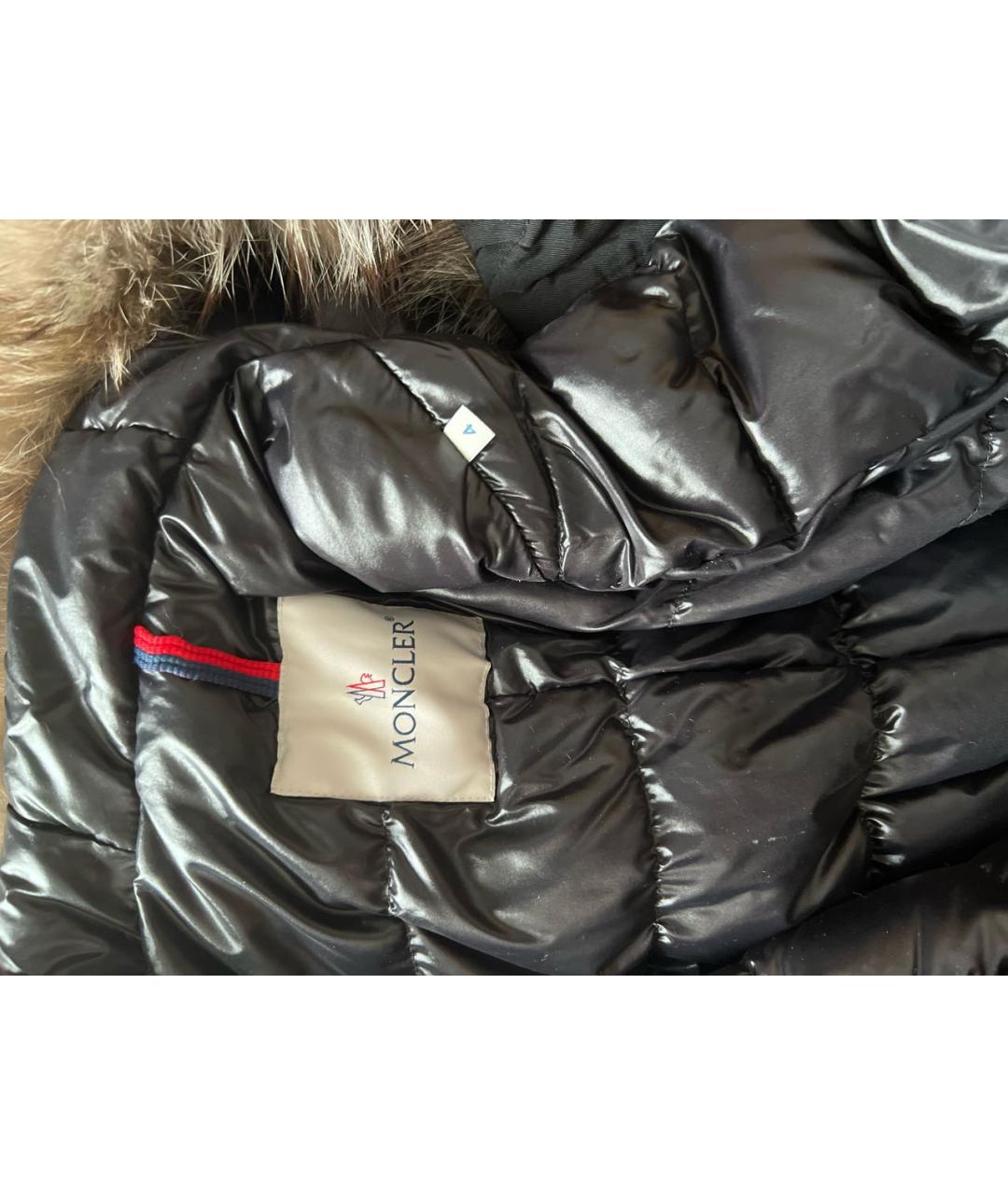 MONCLER Черная парка, фото 4