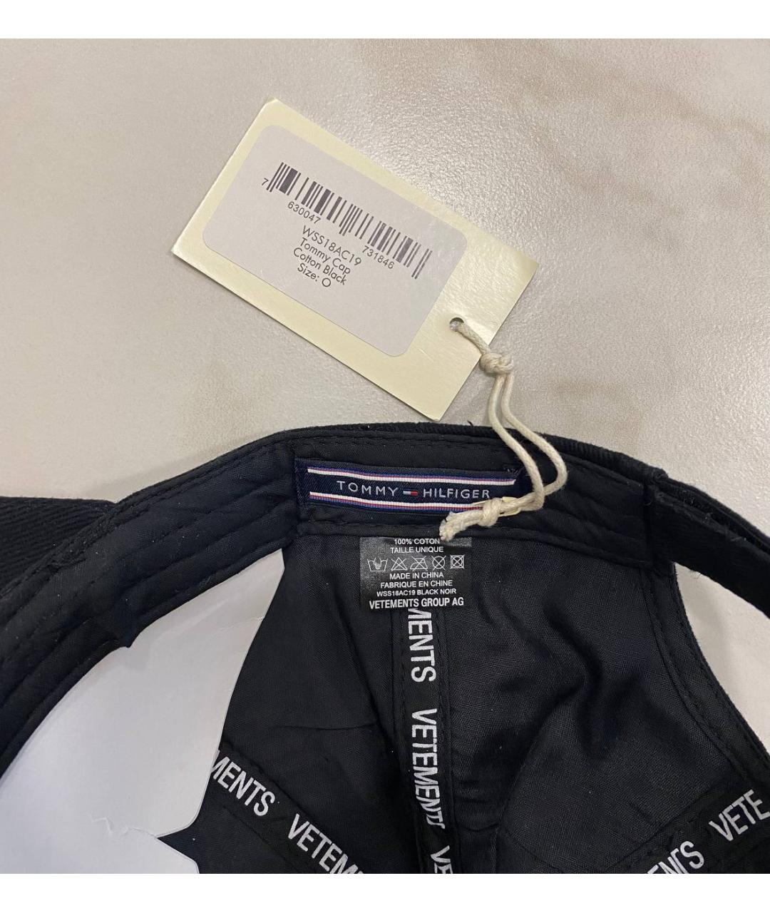 VETEMENTS Черная кепка/бейсболка, фото 4