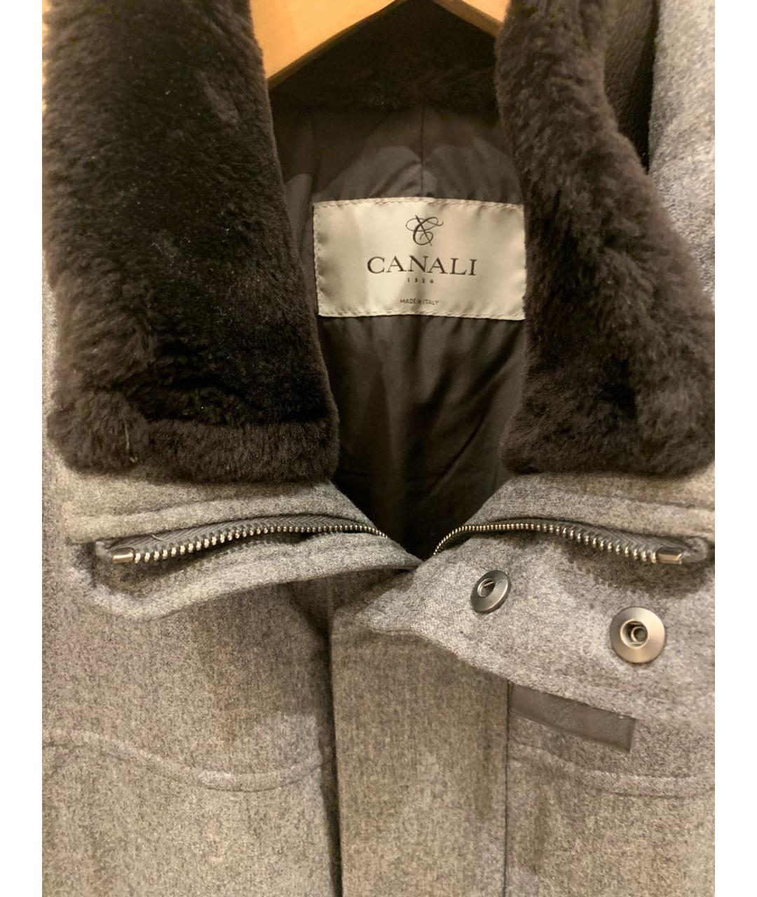 CANALI Серая кашемировая куртка, фото 4