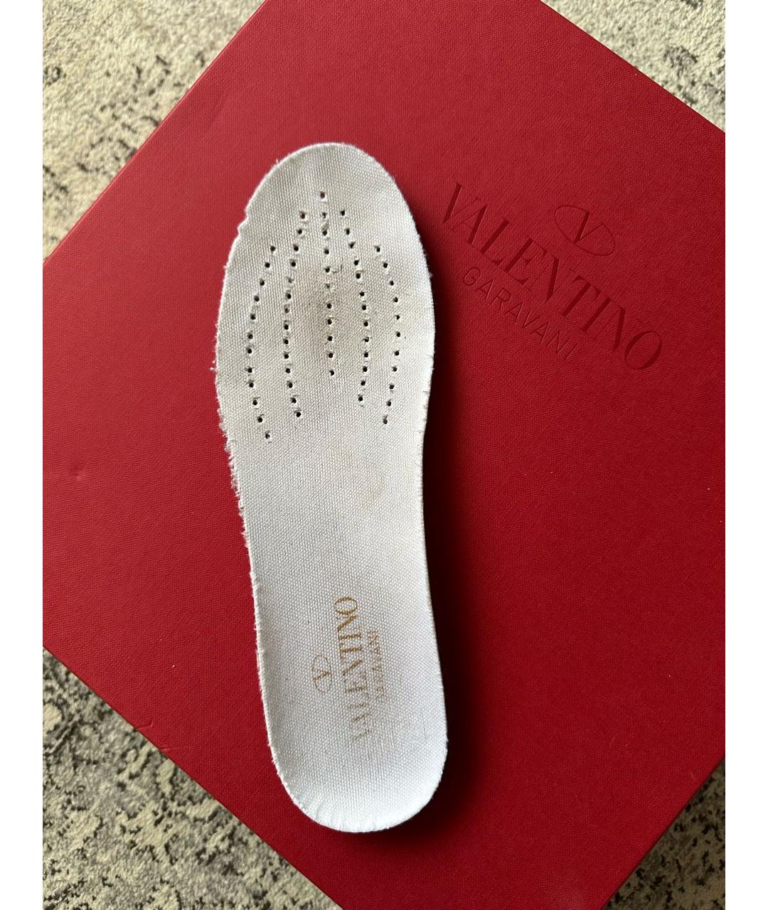 VALENTINO Белые кожаные кеды, фото 7