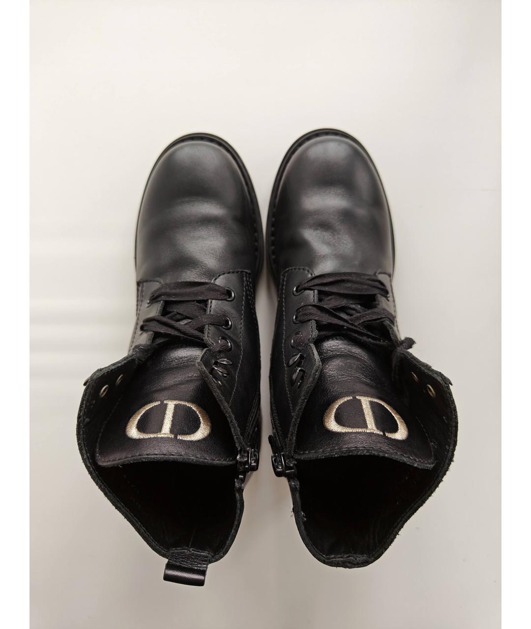 BABY DIOR Черные кожаные ботинки, фото 3