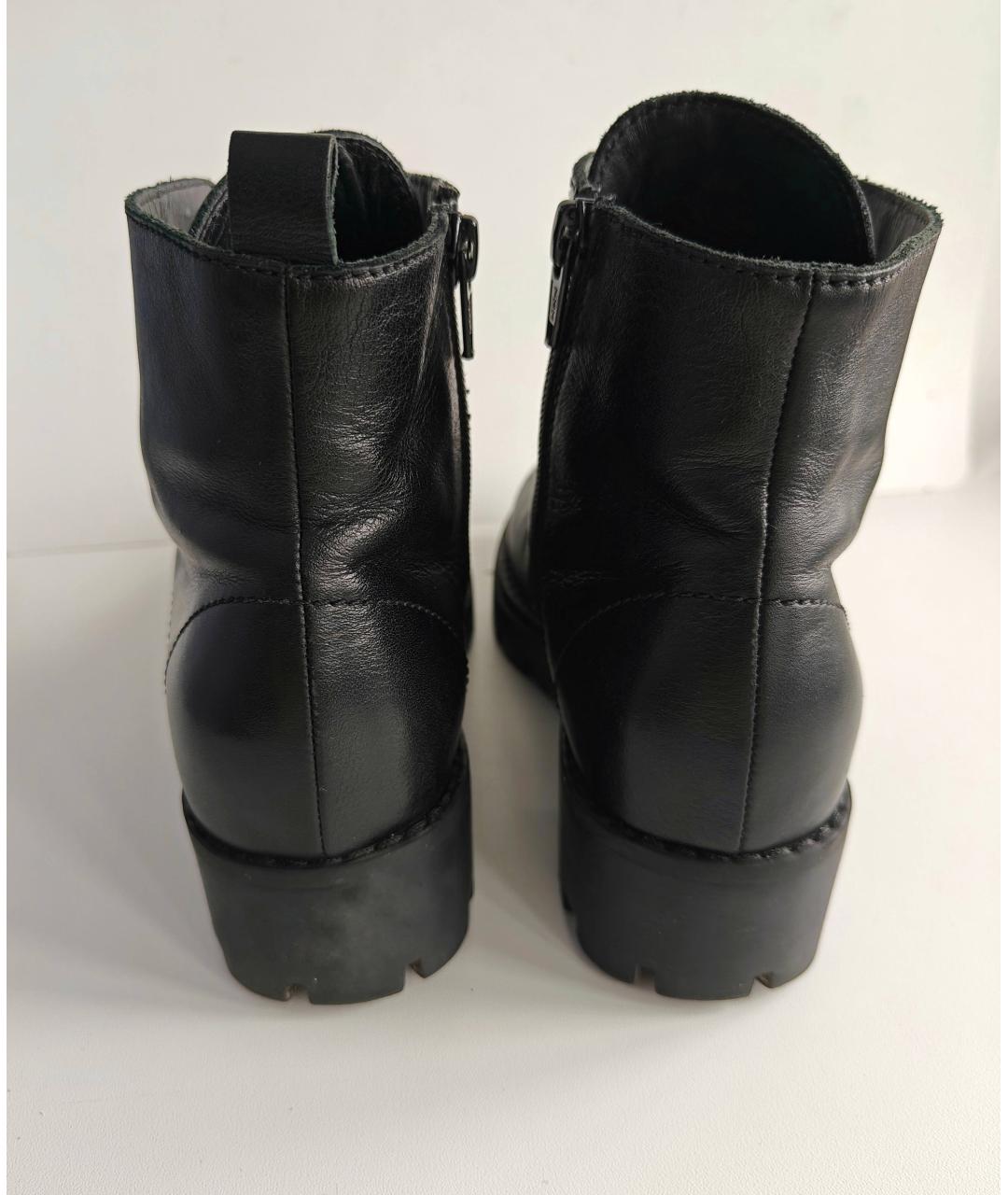 BABY DIOR Черные кожаные ботинки, фото 4