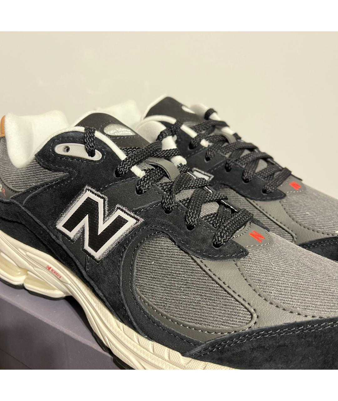 NEW BALANCE Черные замшевые низкие кроссовки / кеды, фото 6