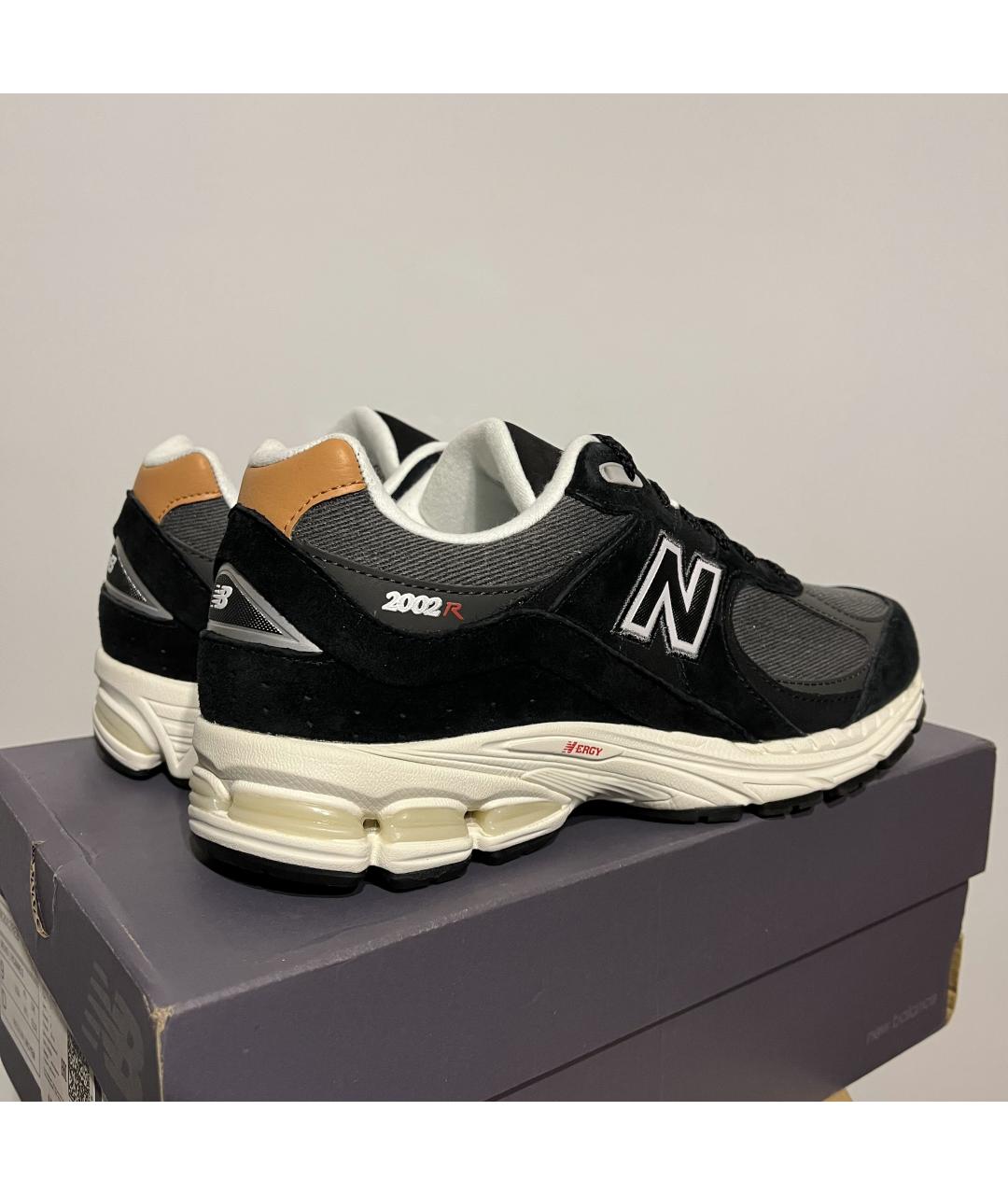 NEW BALANCE Черные замшевые низкие кроссовки / кеды, фото 7