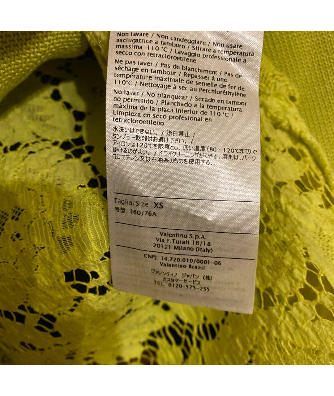 VALENTINO Желтый хлопковый джемпер / свитер, фото 6