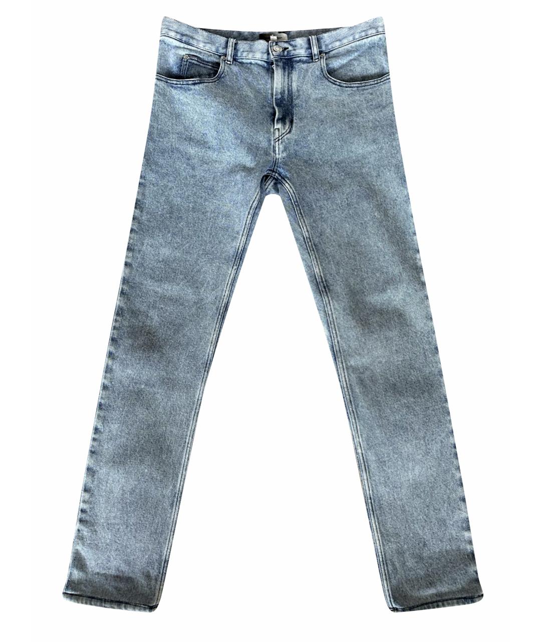 ISABEL MARANT Голубые хлопковые джинсы скинни, фото 1
