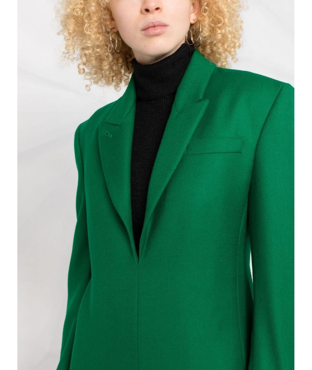 PHILOSOPHY DI LORENZO SERAFINI Зеленый шерстяной жакет/пиджак, фото 2