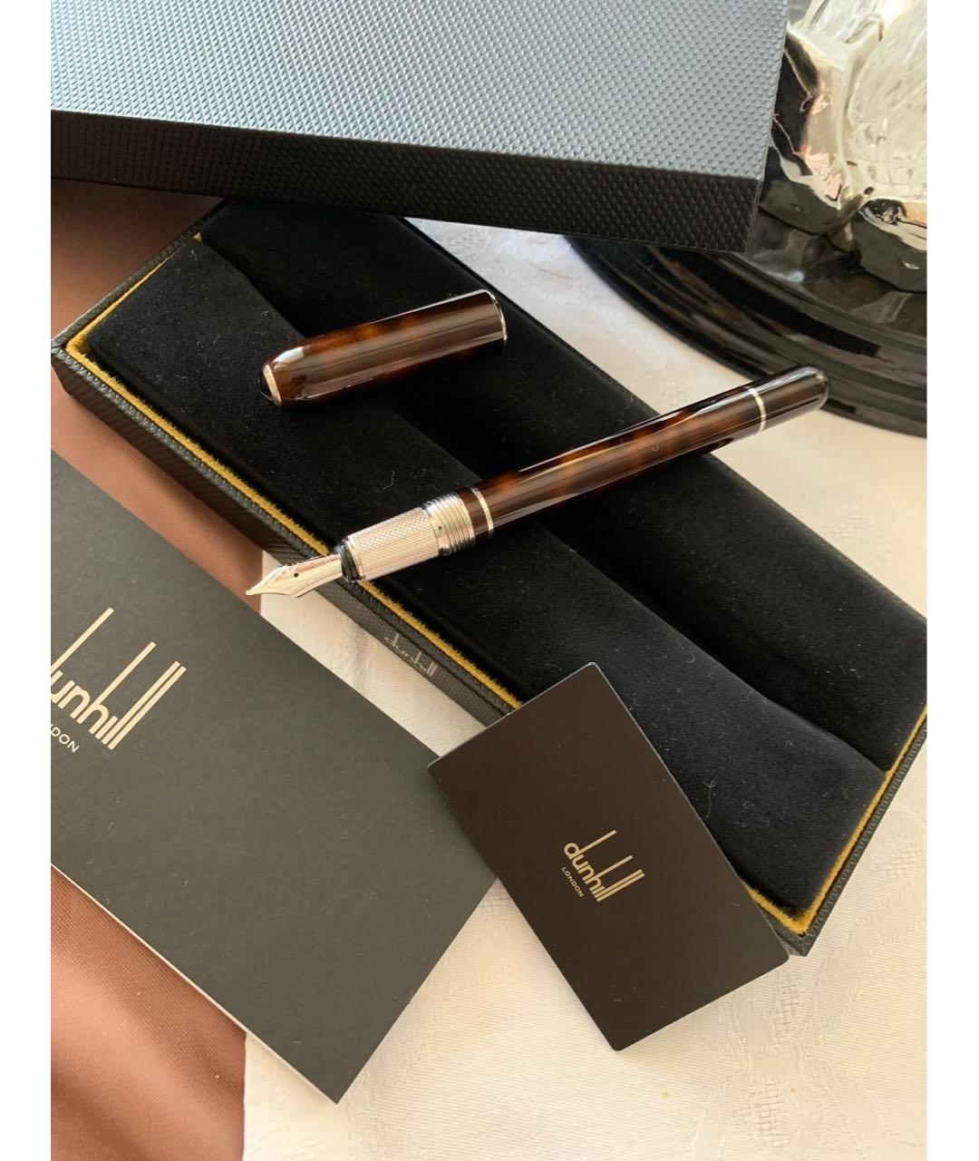 DUNHILL Мульти позолоченная перьевая ручка, фото 2