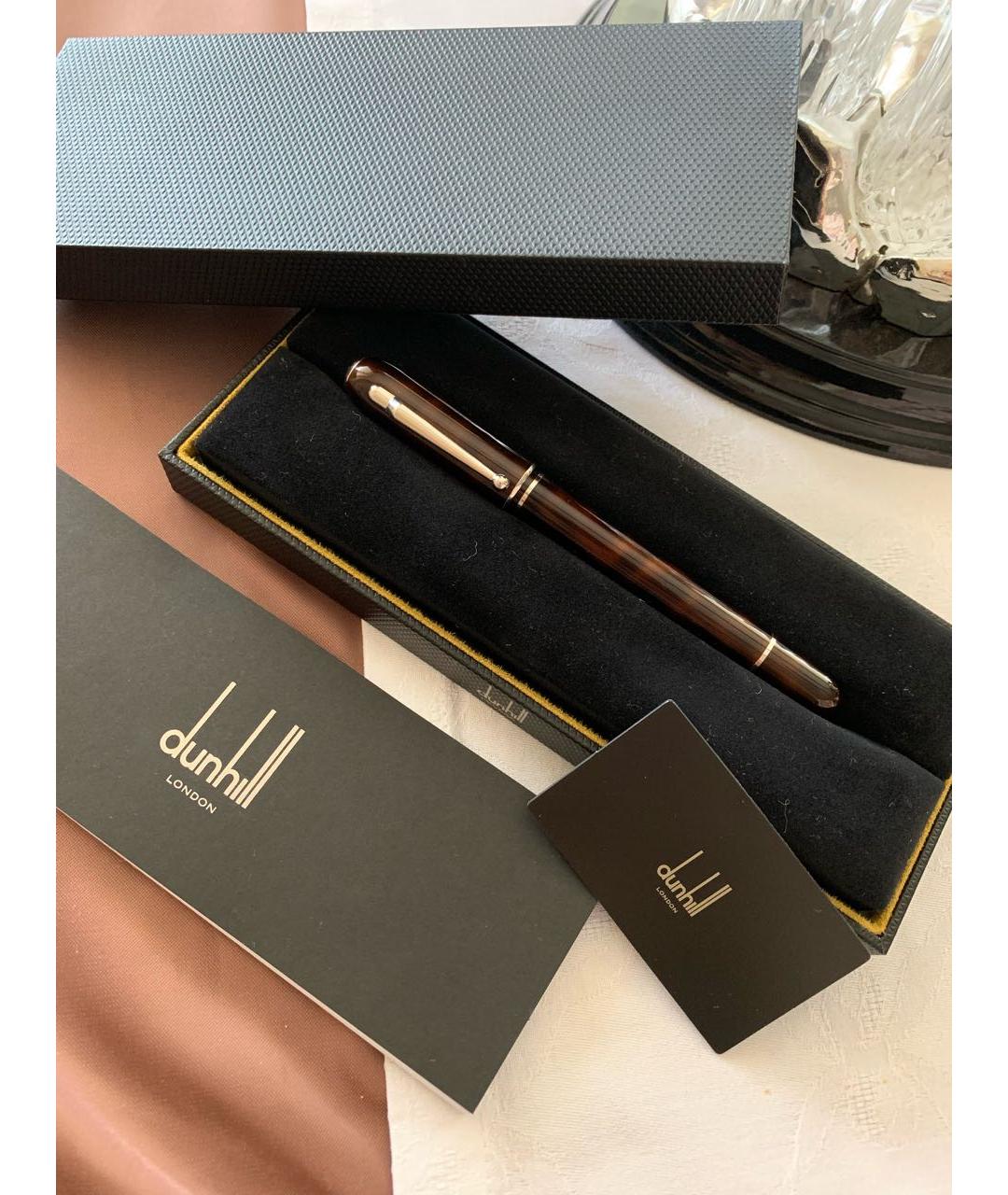 DUNHILL Мульти позолоченная перьевая ручка, фото 4