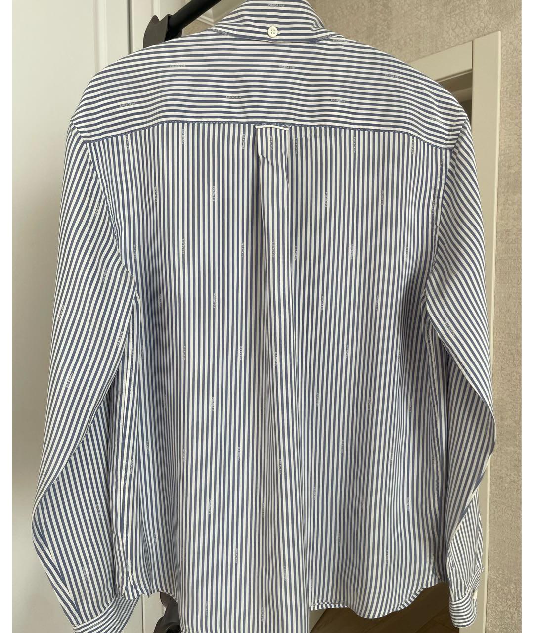PRADA Голубая шелковая рубашка, фото 3