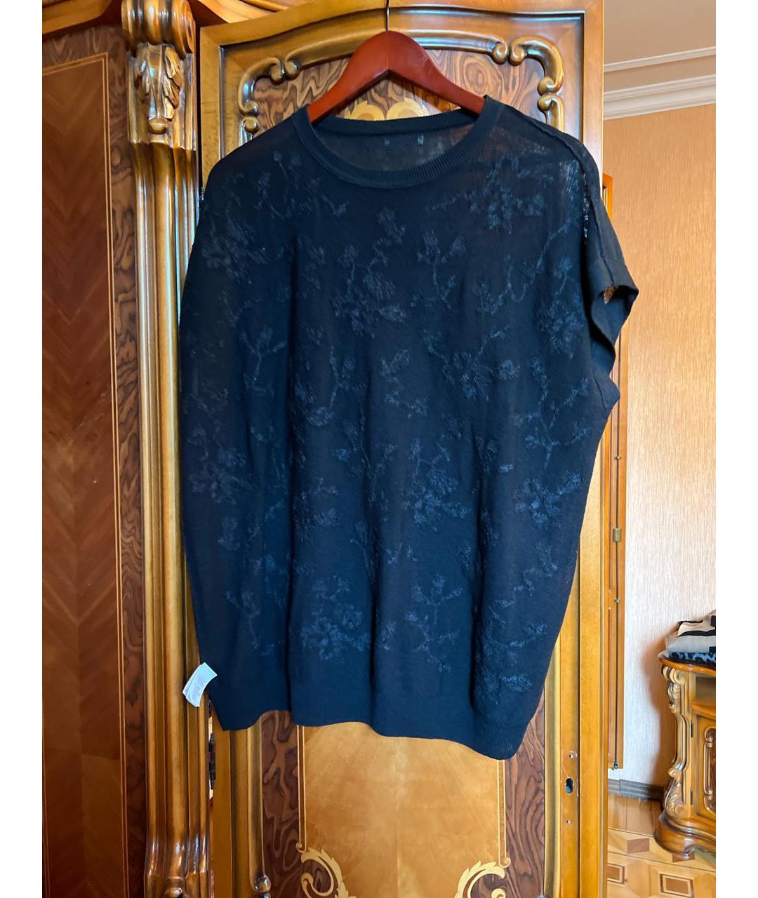 BRUNELLO CUCINELLI Черный полиамидовый джемпер / свитер, фото 6