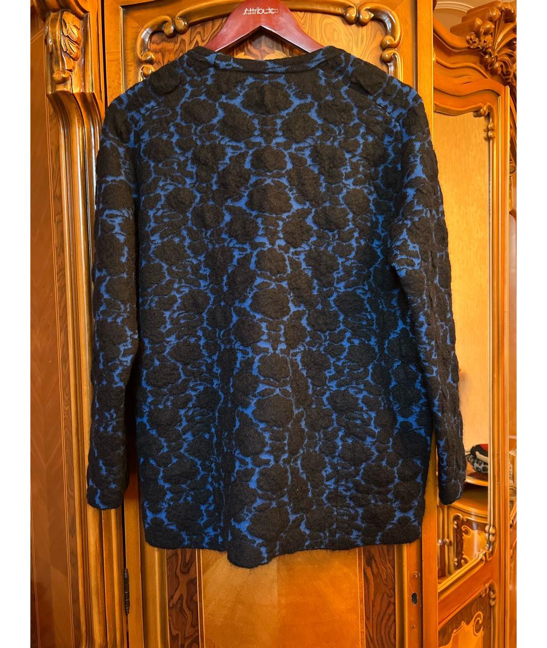 LOUIS VUITTON PRE-OWNED Синий шерстяной джемпер / свитер, фото 4