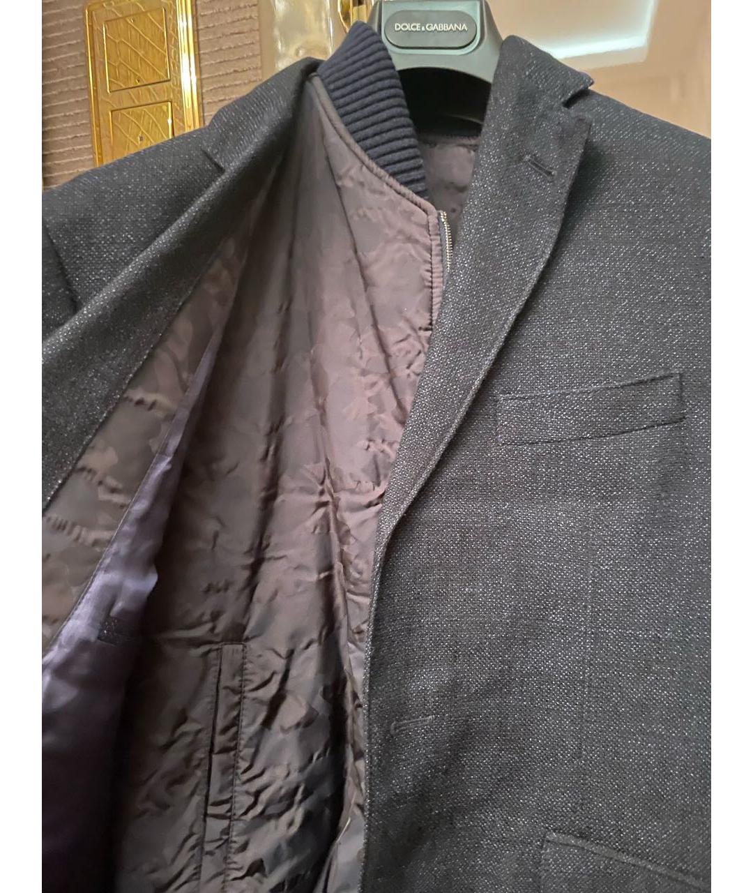 CORNELIANI Серый шерстяной пиджак, фото 3