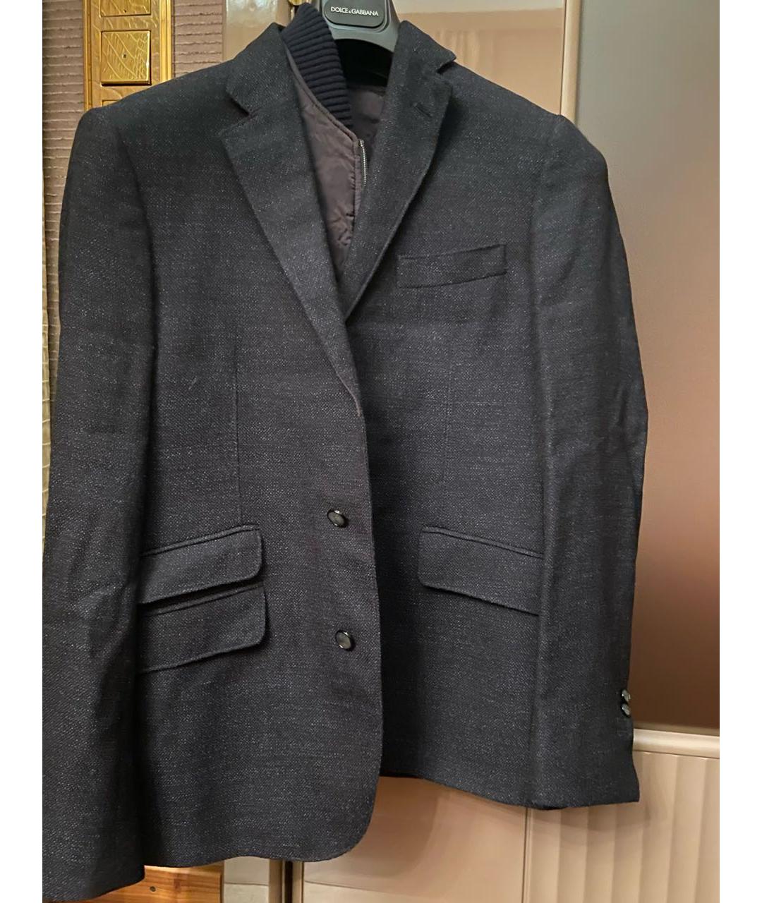CORNELIANI Серый шерстяной пиджак, фото 7