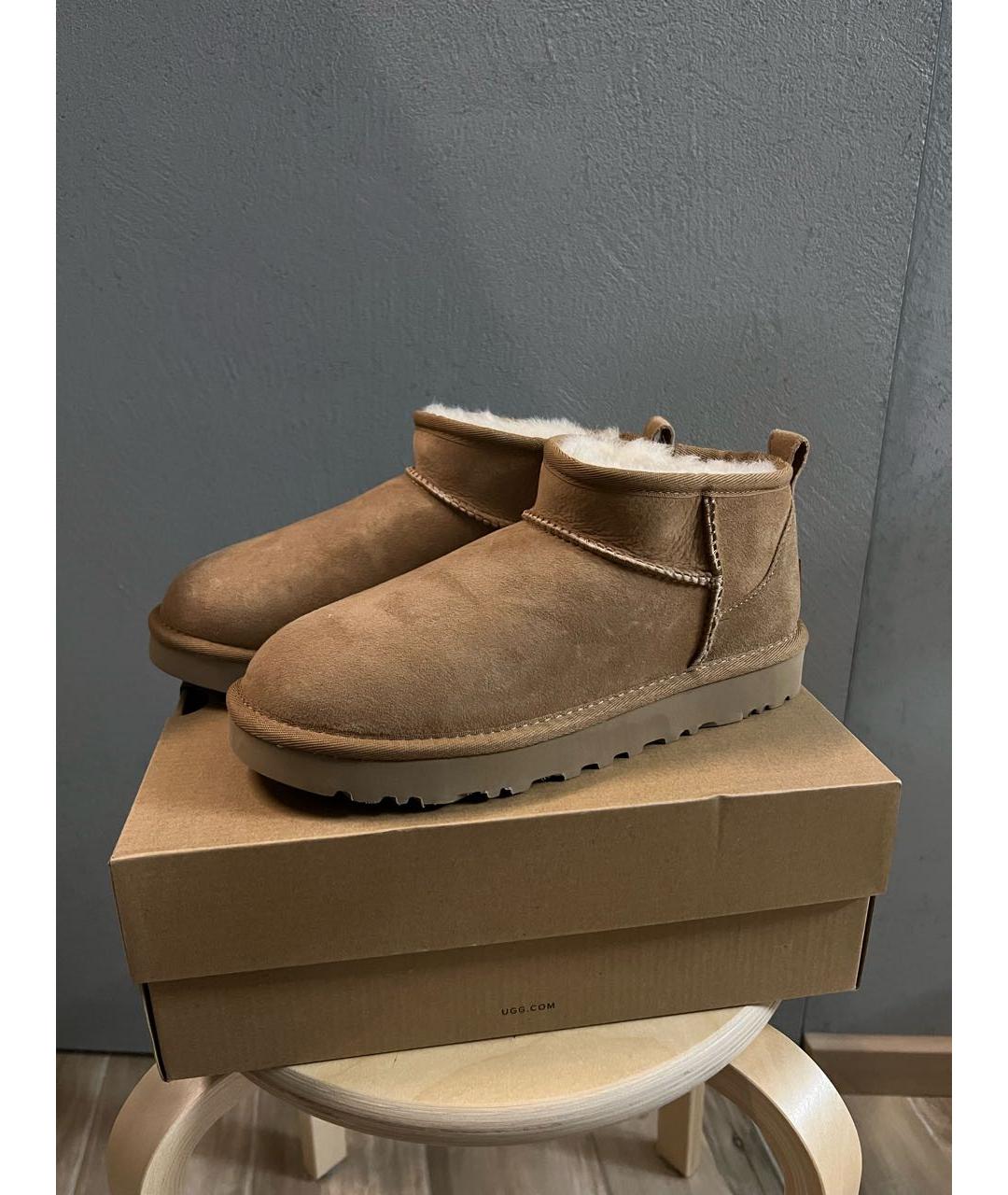 UGG AUSTRALIA Коричневые сапоги, фото 7