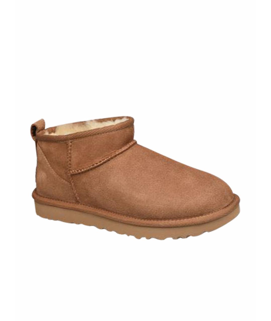 UGG AUSTRALIA Коричневые полусапоги, фото 1