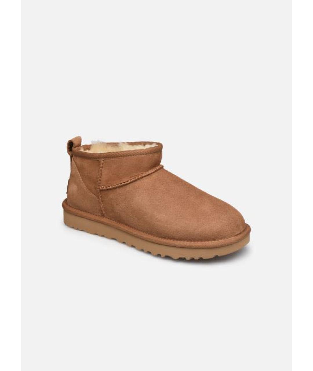 UGG AUSTRALIA Коричневые полусапоги, фото 8