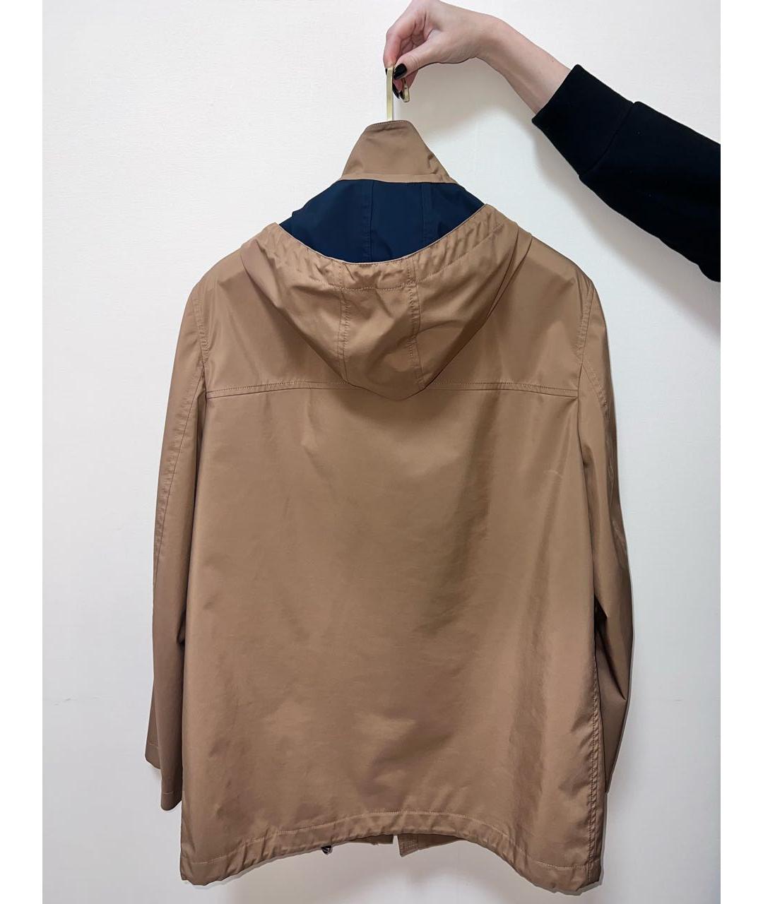 BRUNELLO CUCINELLI Бежевый тренч / плащ, фото 2