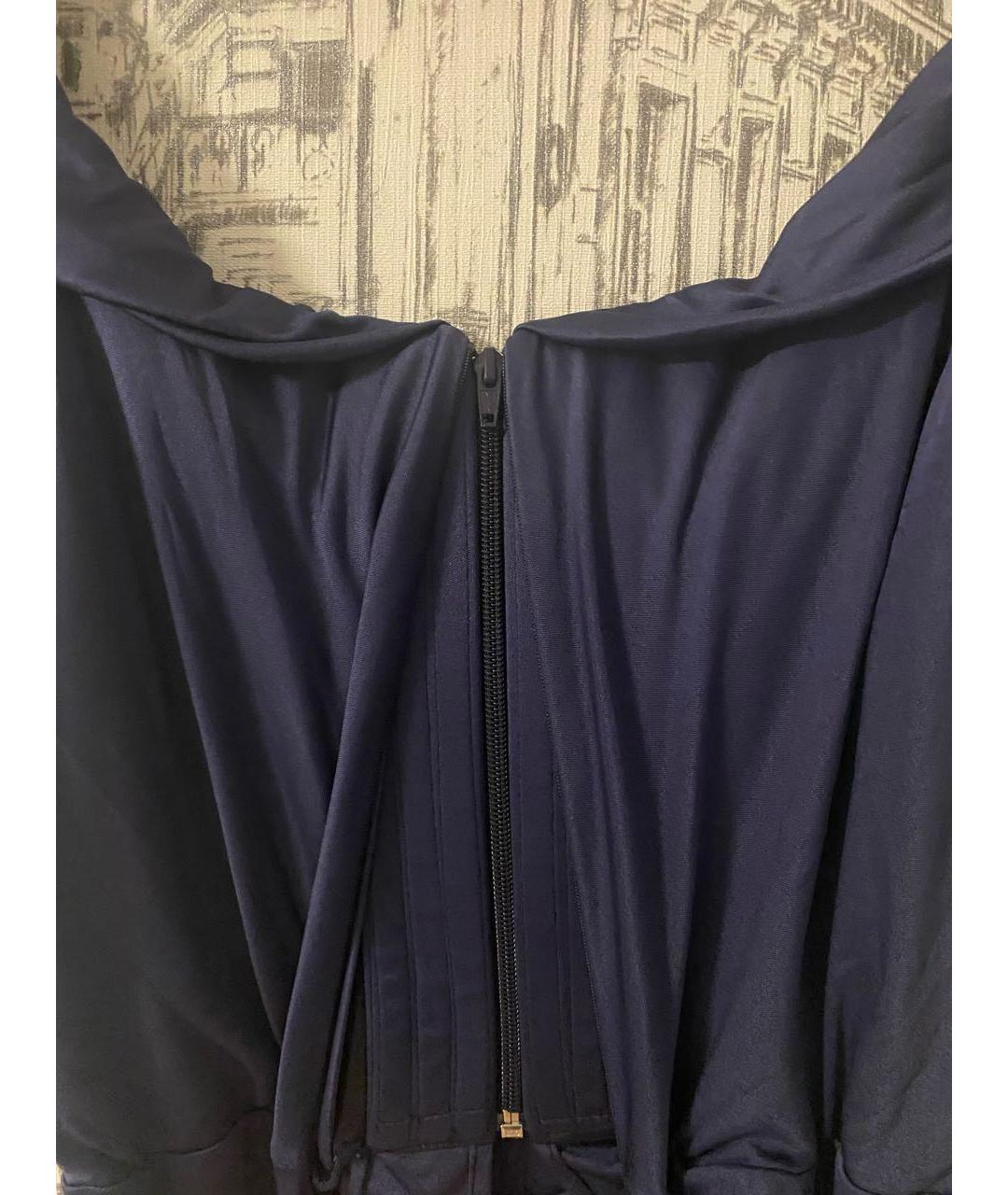 VIVIENNE WESTWOOD Темно-синее вискозное коктейльное платье, фото 5