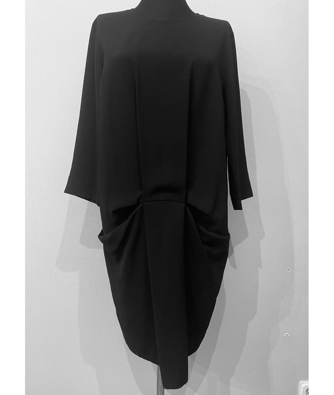 COS Черное полиэстеровое коктейльное платье, фото 6