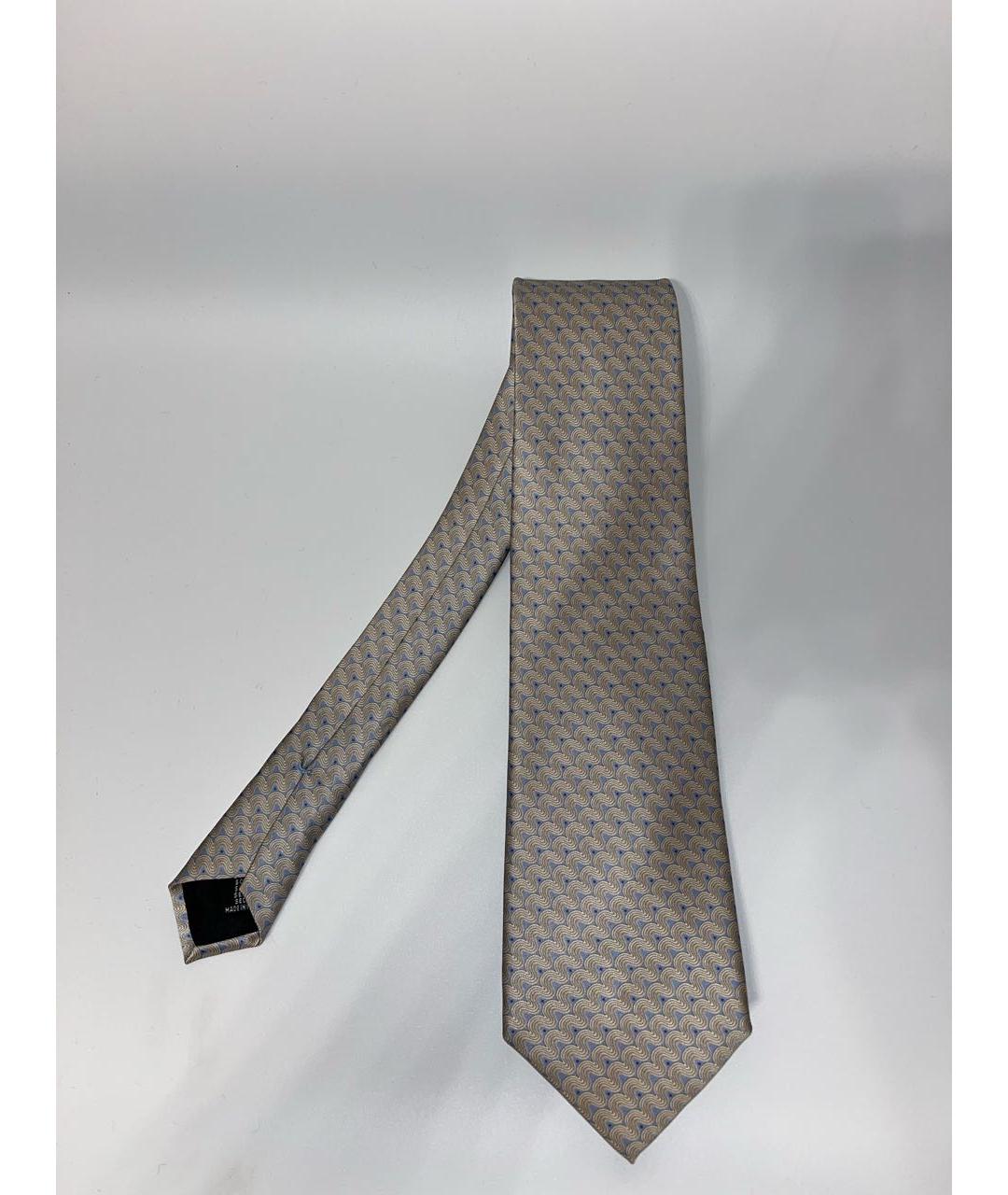 DUPONT Золотой шелковый галстук, фото 5