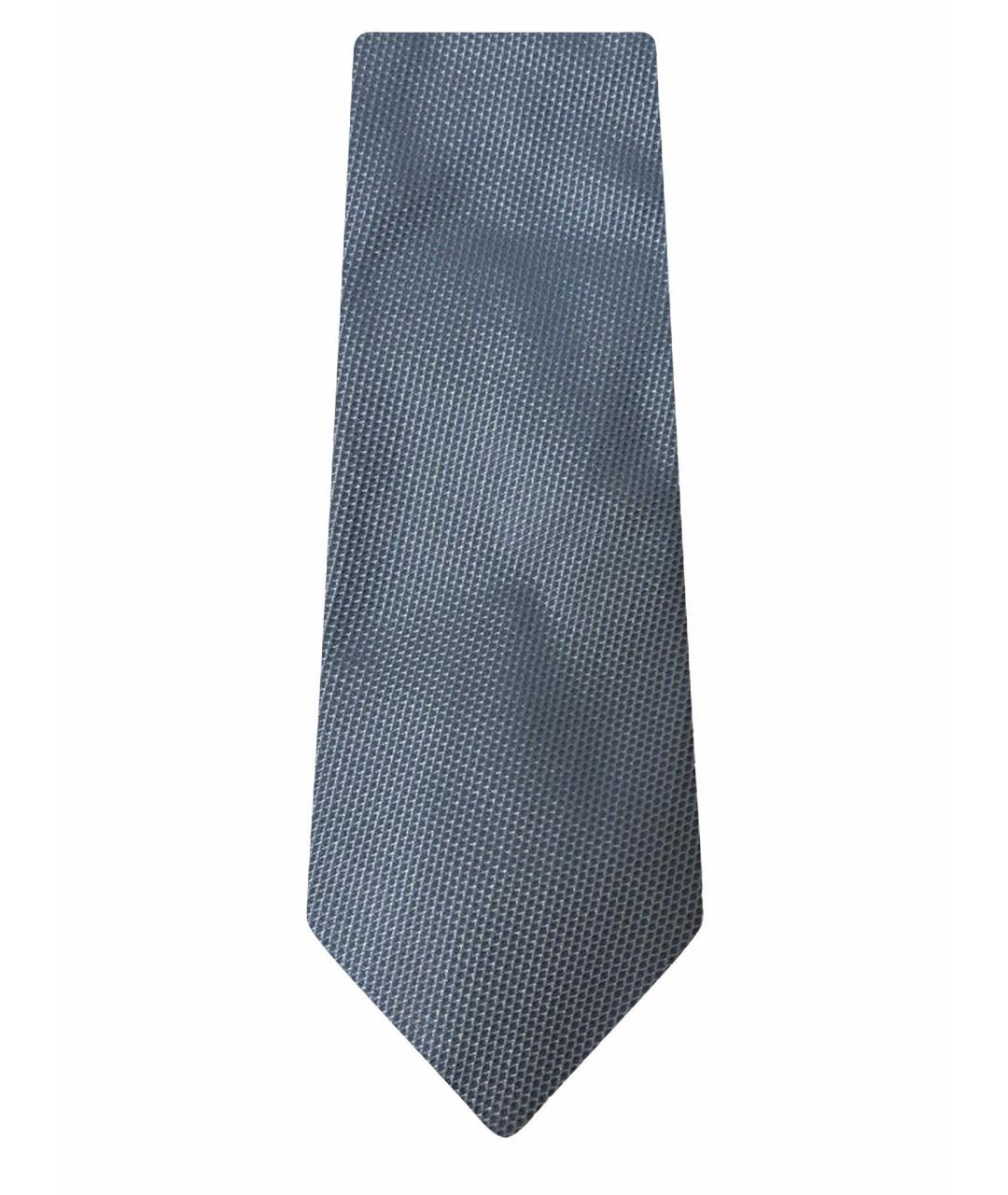 PAL ZILERI Голубой шелковый галстук, фото 1