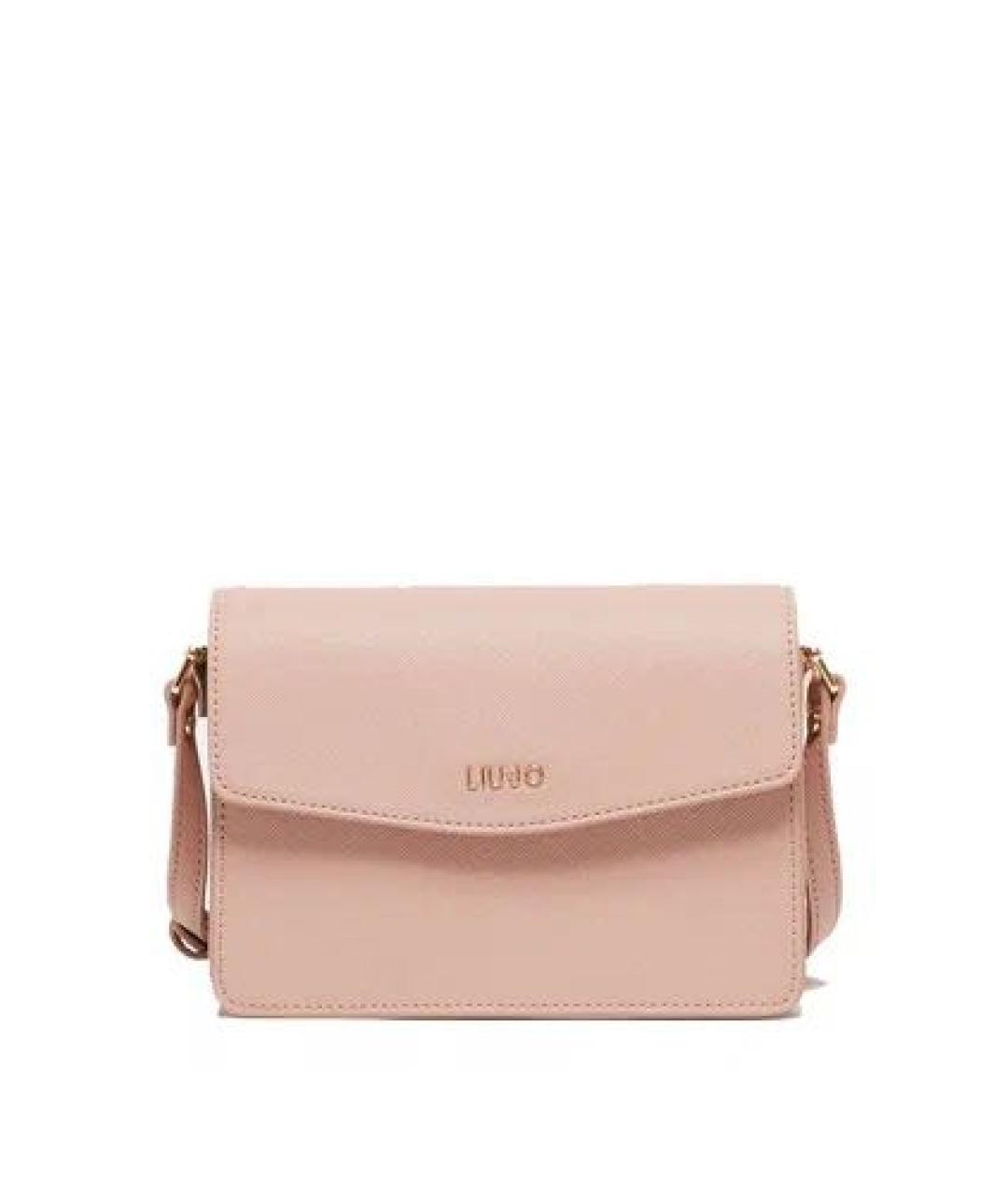LIU JO Розовая сумка через плечо из искусственной кожи, фото 9