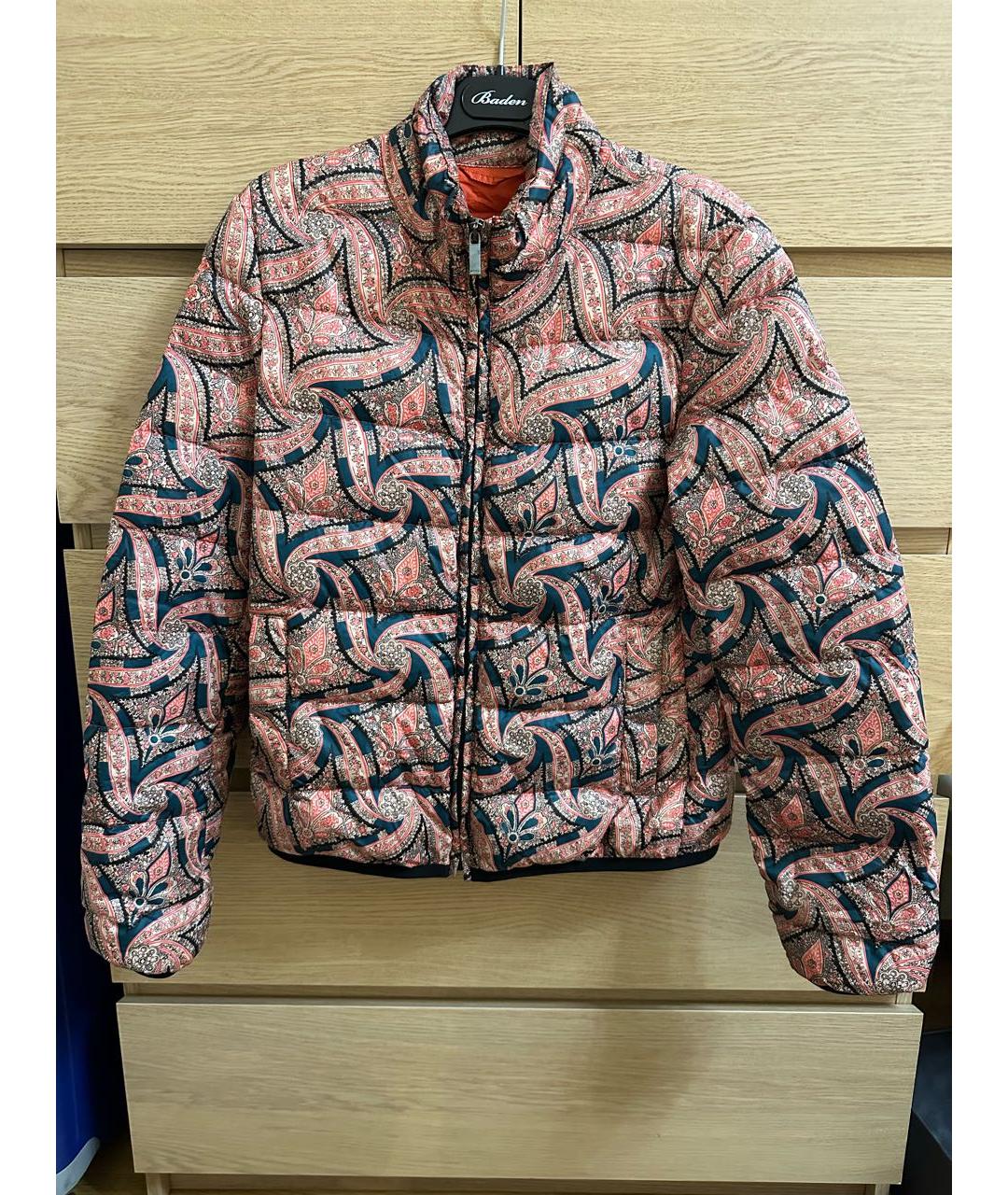 ETRO Бордовая синтетическая куртка, фото 8
