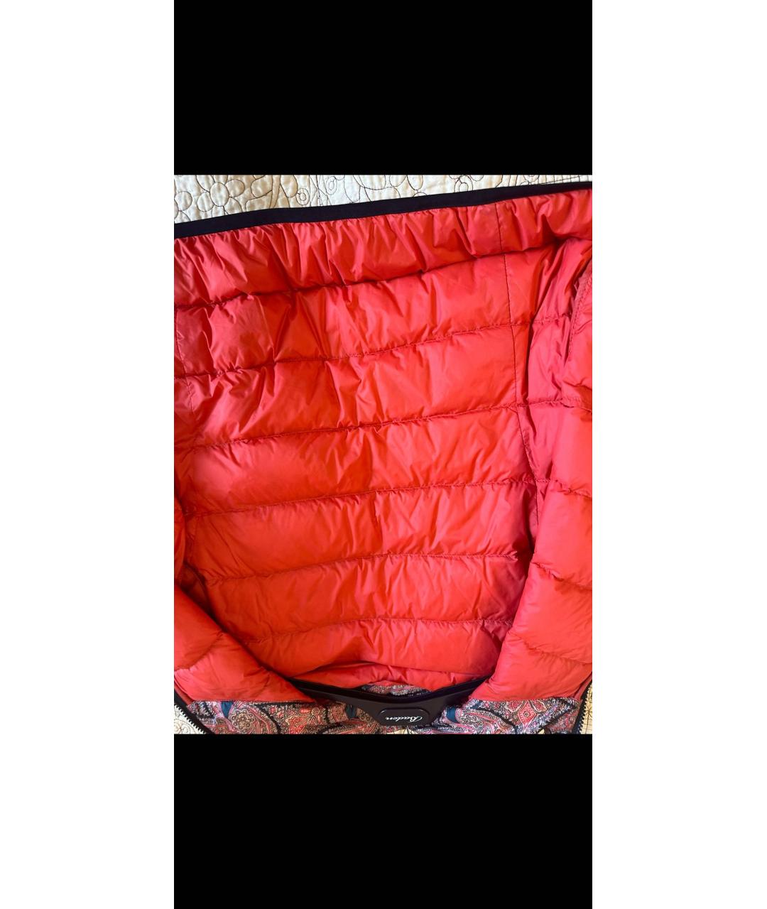 ETRO Бордовая синтетическая куртка, фото 7