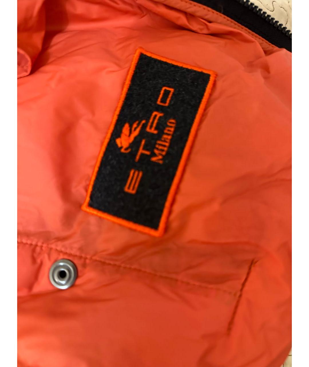 ETRO Бордовая синтетическая куртка, фото 3