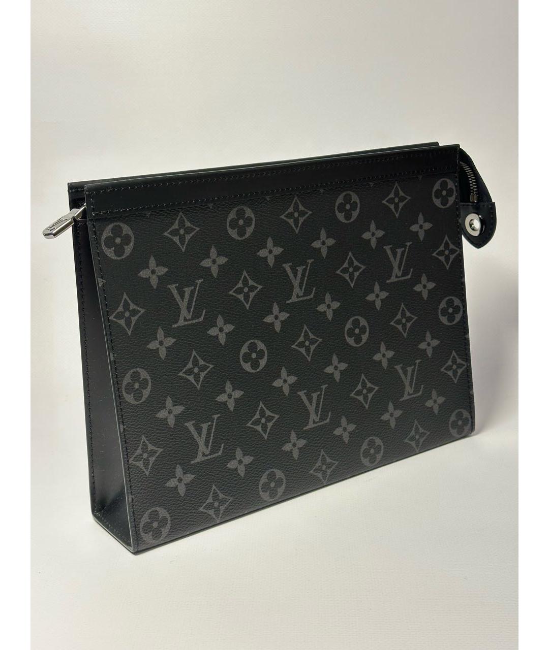 LOUIS VUITTON Антрацитовая папка для документов, фото 2