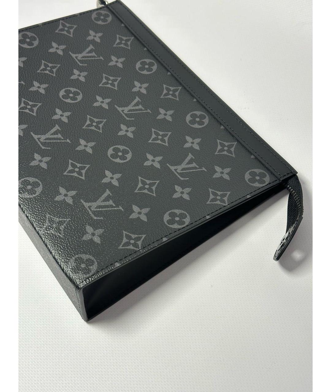 LOUIS VUITTON Антрацитовая папка для документов, фото 8