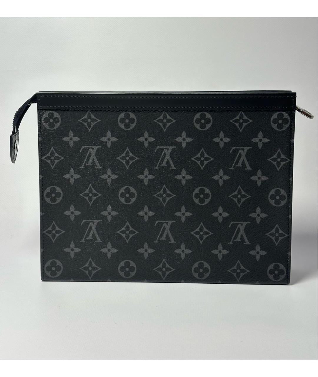 LOUIS VUITTON Антрацитовая папка для документов, фото 3