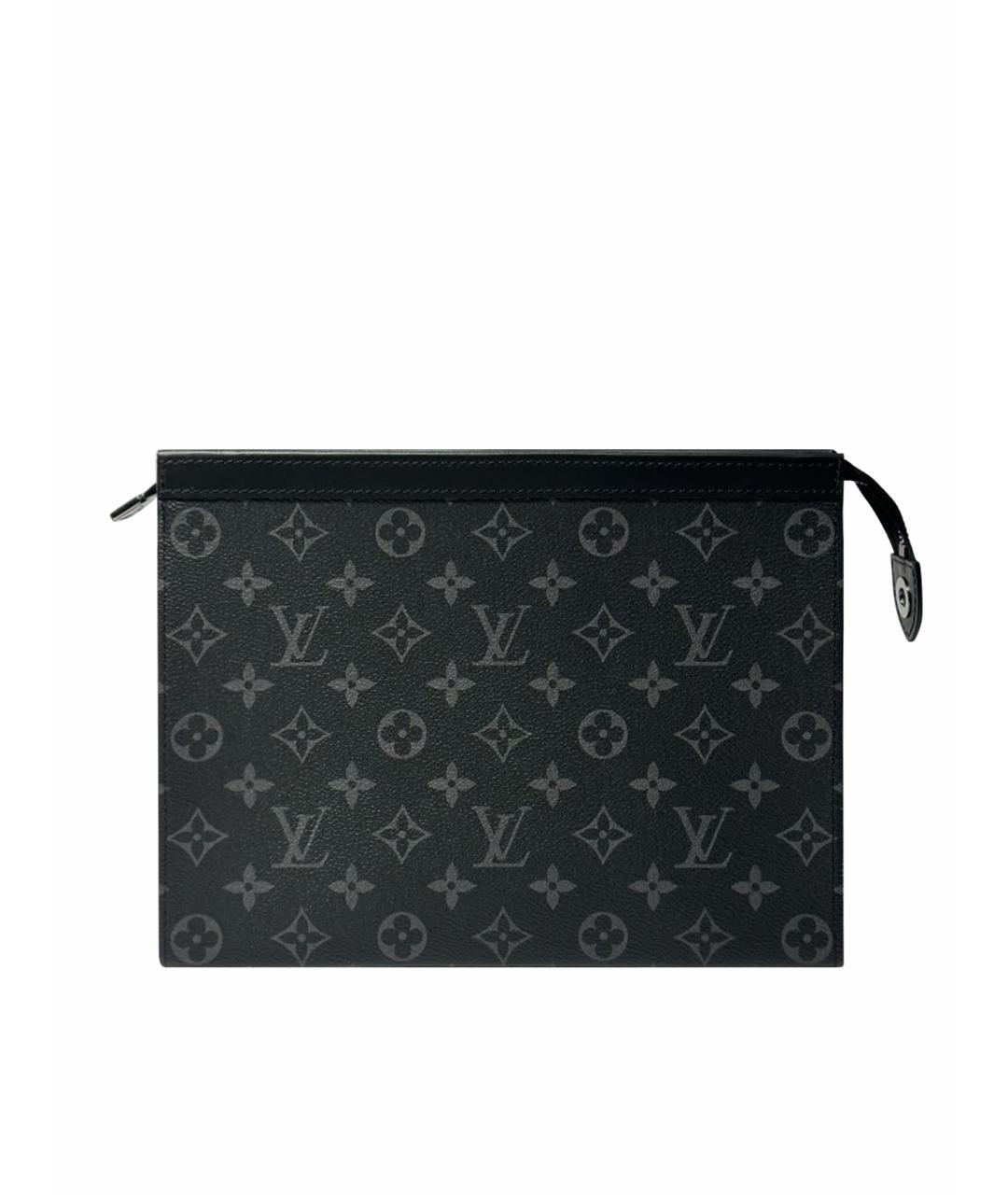 LOUIS VUITTON Антрацитовая папка для документов, фото 1