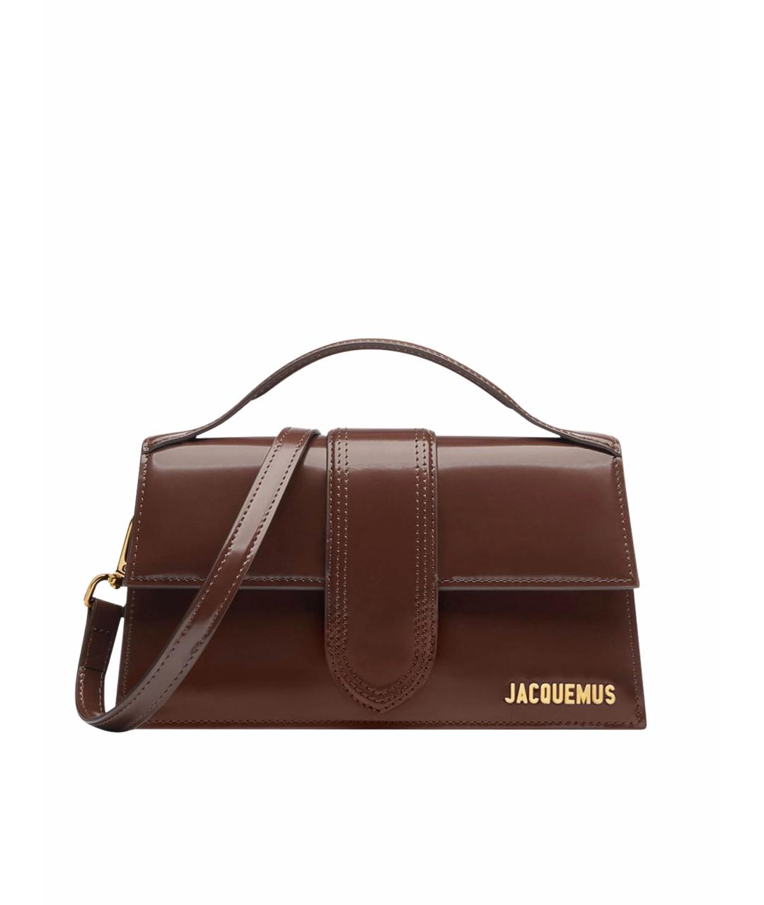 JACQUEMUS Коричневая деним сумка через плечо, фото 1