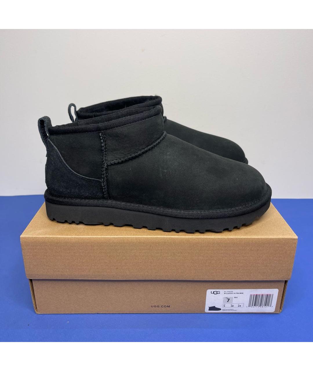 UGG AUSTRALIA Черные ботинки, фото 3