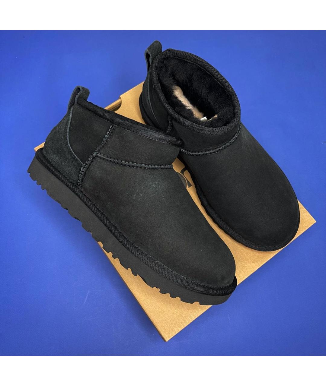 UGG AUSTRALIA Черные ботинки, фото 2
