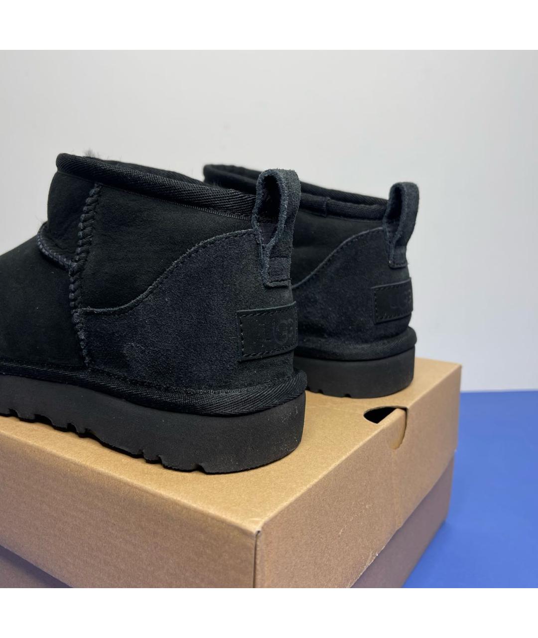 UGG AUSTRALIA Черные ботинки, фото 6