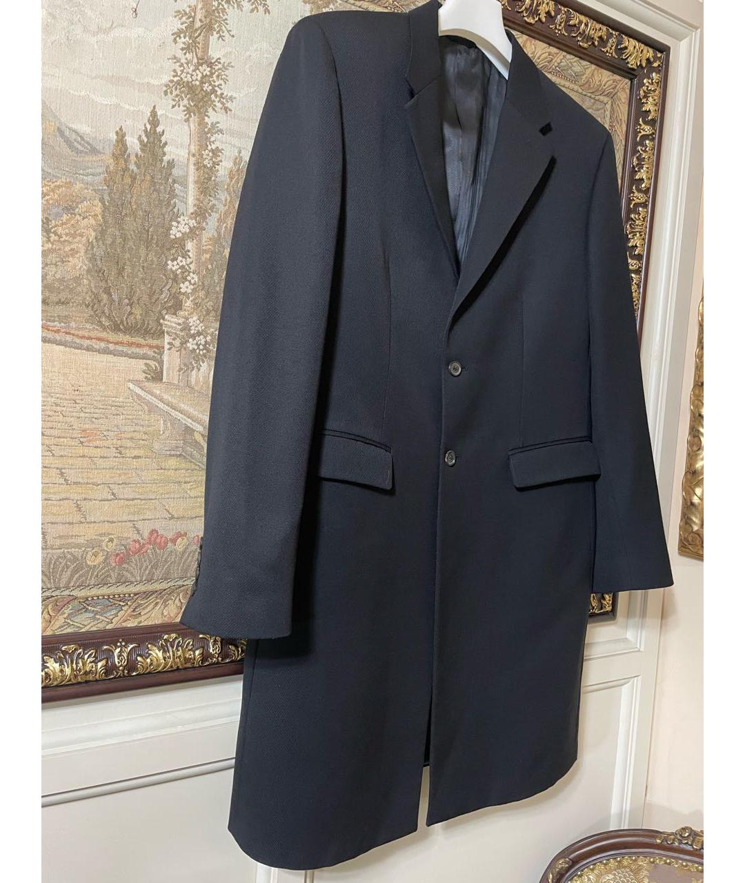 NEIL BARRETT Черное шерстяное пальто, фото 4