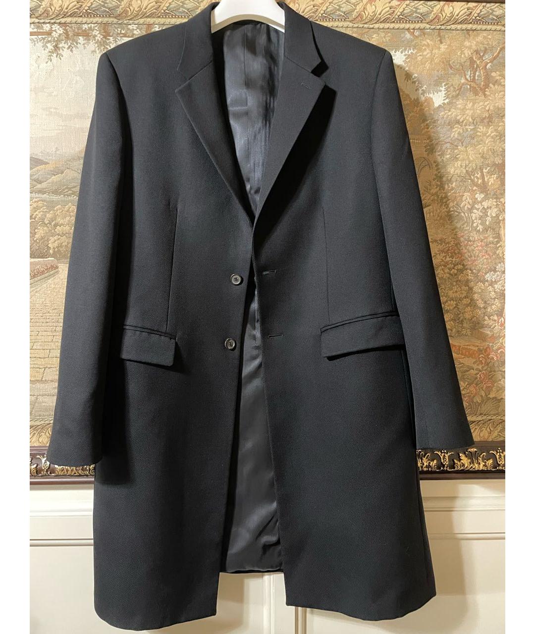 NEIL BARRETT Черное шерстяное пальто, фото 5