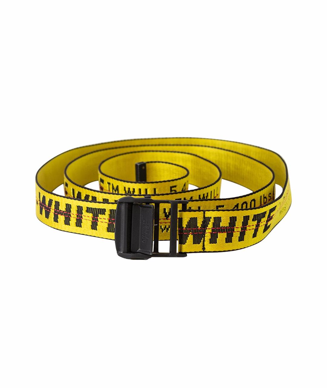 OFF-WHITE Желтый ремень, фото 1