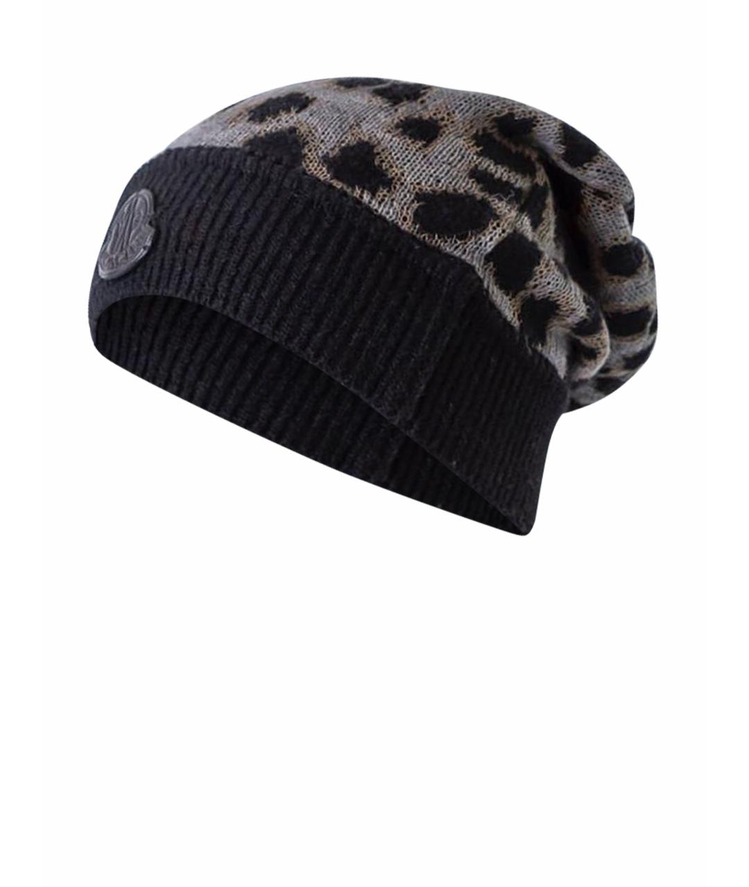 MONCLER Серая шапка, фото 1
