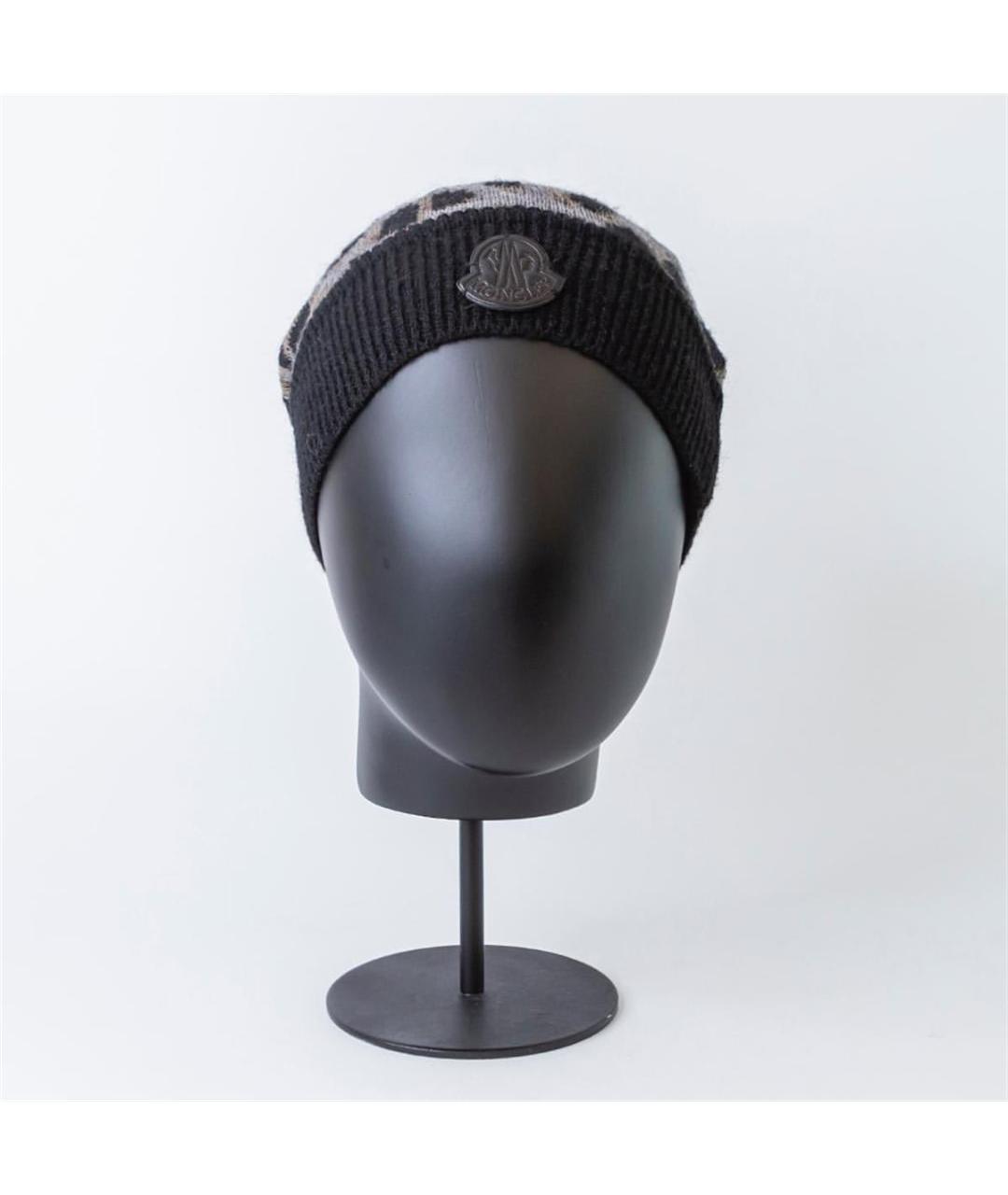 MONCLER Серая шапка, фото 2