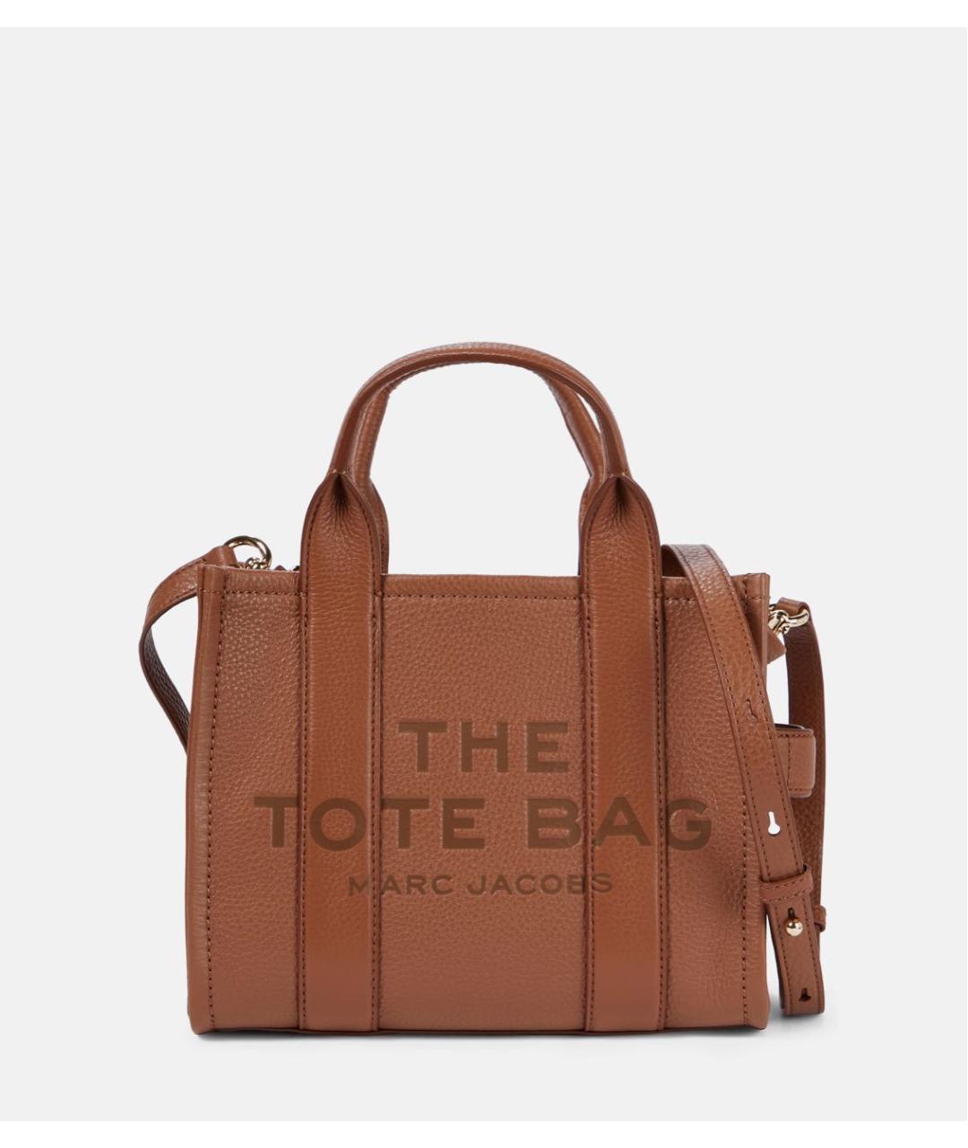 MARC JACOBS Коричневая кожаная сумка тоут, фото 8