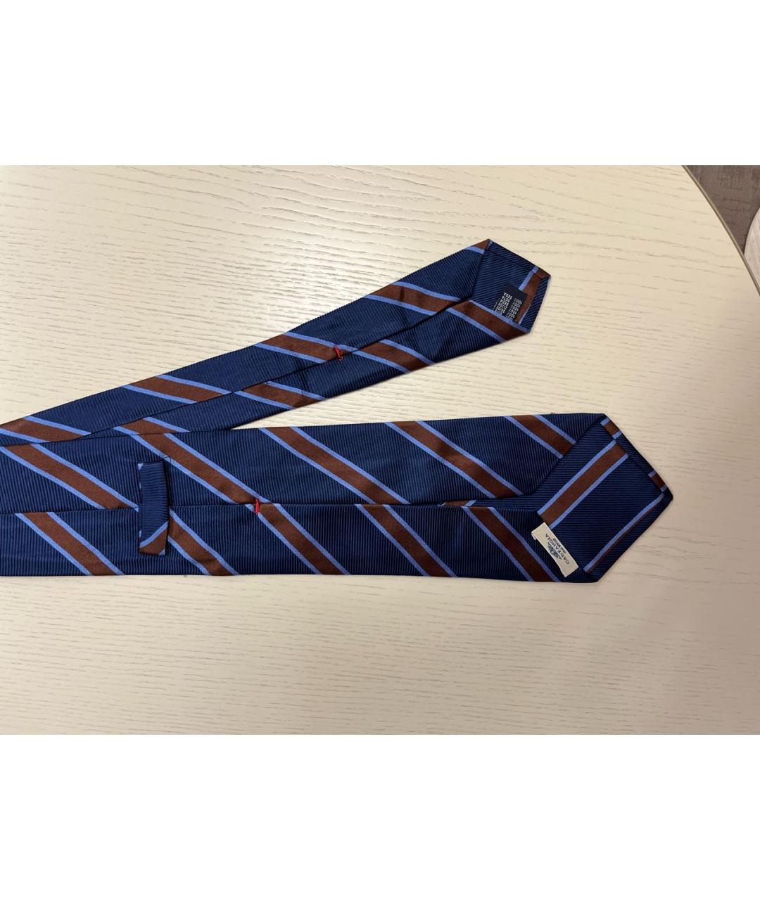 SARTORIA CASTANGIA Синий шелковый галстук, фото 3