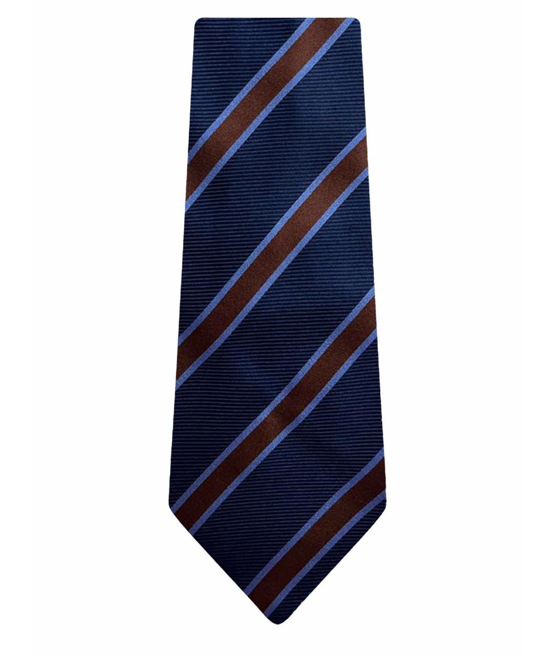 SARTORIA CASTANGIA Синий шелковый галстук, фото 1