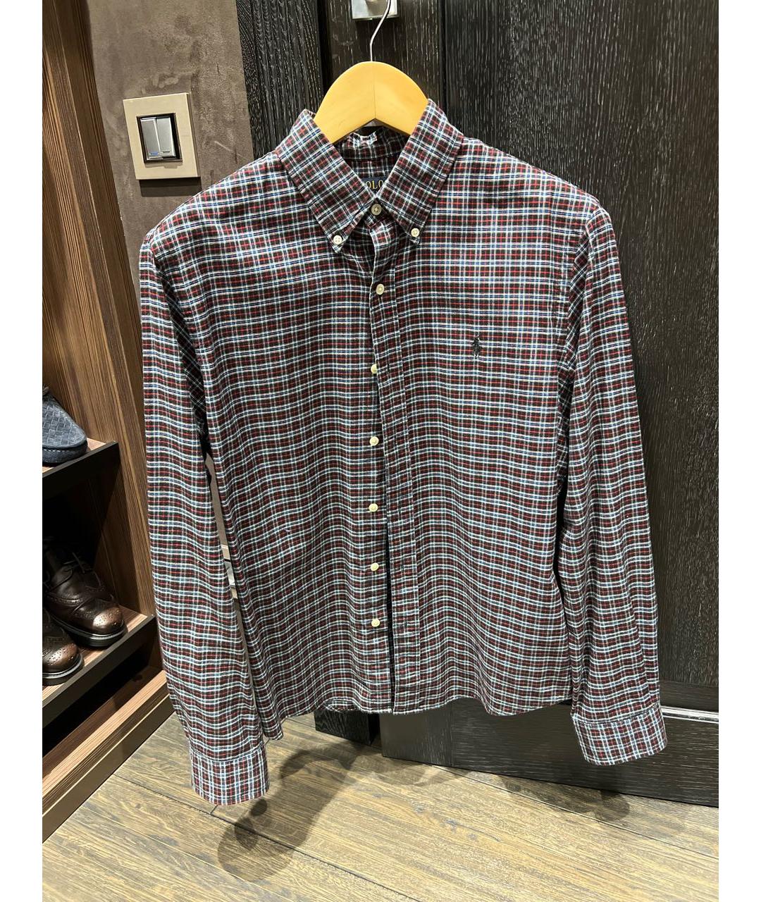 POLO RALPH LAUREN Черная хлопковая кэжуал рубашка, фото 5